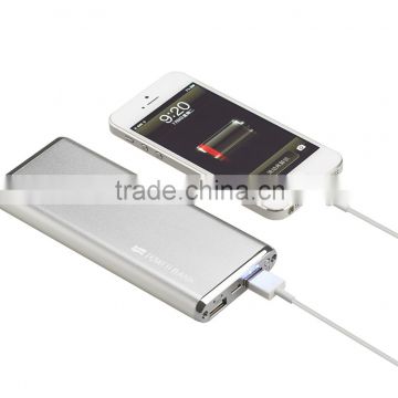 SCUD larger capacity 10000mAh portable power bank ,Li-polymer external battery charger