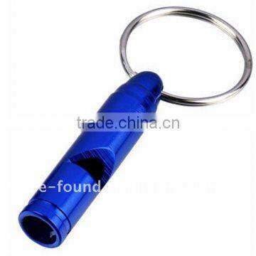 Aluminum Whistle Keyring