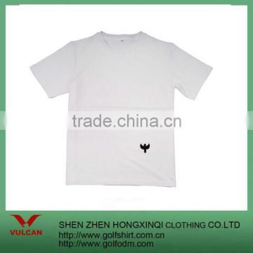 blank white color t shirts bamboo spandex eco-friendly fabric