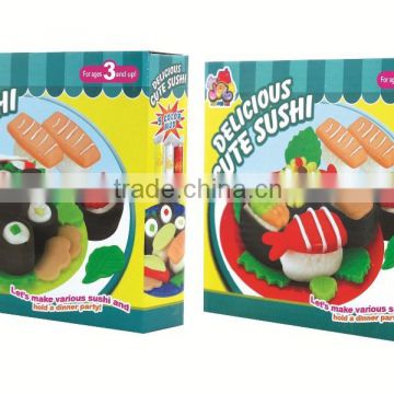 Popular Playdough game with childrens Sushi modeling clay