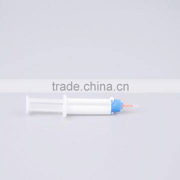 promotional price teeth whitening dual barrel syringe with gel