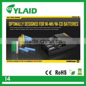 Wholesale Nitecore i4 charger Intellichage battery charger Multifunctional battery charger Ni-MH/Ni-Cd/aa aaa battery charger