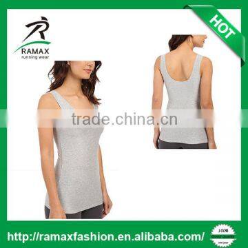 Ramax Custom Women Sports Gym Stringer Tank Top With Lower Scoop Back Style