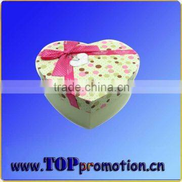 New desgin heart folding paper box