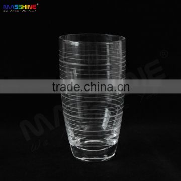 Mouth Blown Transparent Drinking Glass Cup