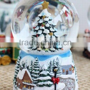 resin Christmas snow globe nice Christmas gifts