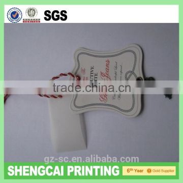 Hot sale custom printed paper garment tags