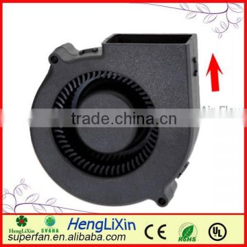 China centrifugal blower fan 93x93x30mm with dc brushless fan motor 24v