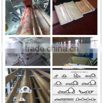 pvc marble wall panel decortion profile making machine