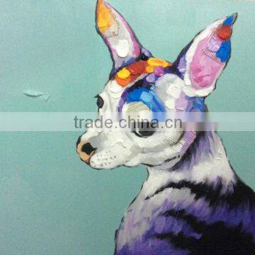 Dog painting modern oil painting on canvas,wall art