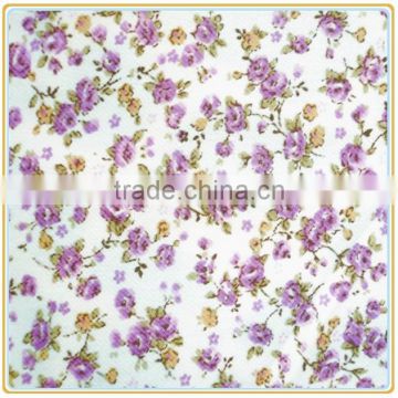 Small Broken Flower Pattern Brushed Flannel Fabric for Skirts
