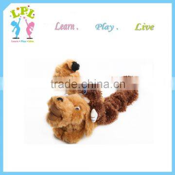 Manufacturer wholesale plush stretchy cute toy dog for baby
