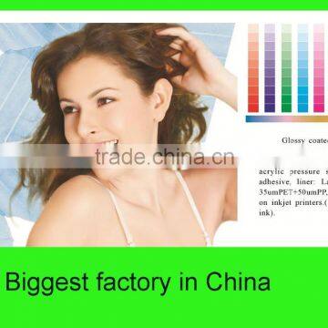 stock promotion indonesia paper photo paper shanghai factory price china/self adhesive photo paper/sticker glossy photo paper