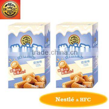 HFC 5332 filled cereal rice roll, grain snack with cream flavour