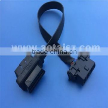 Factory custom J1962 OBD diagnostic tools OBDii flat cable
