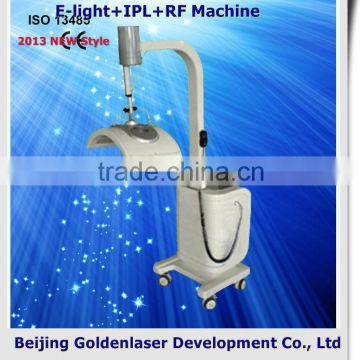 Hair Removal Www.golden-laser.org/2013 New Style E-light+IPL+RF Machine Ipl Mini Acne Therapy Equipment Professional