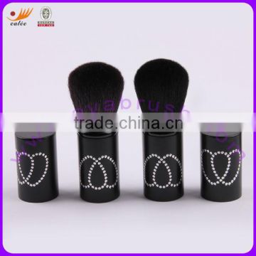 Metal Based Retractable Synthetic Hair Cosmetic Brush