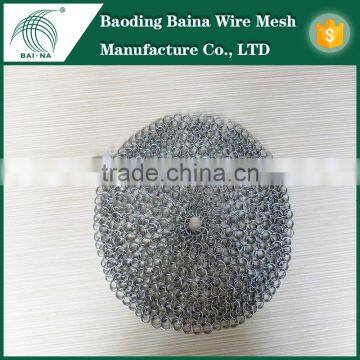 Stainless steel pan scrubber chainmail for sale