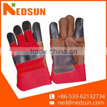 Durable regular safety protective cowhide gloves for working