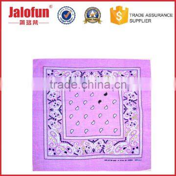 Promotion gift custom silk screen printing silk bandanas