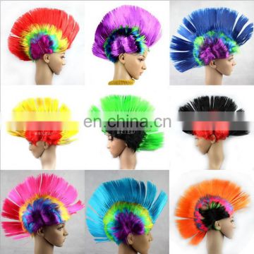 party carnival fans wigs