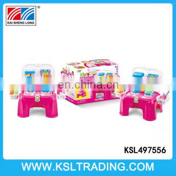 Hot sale kitchen toy chair play set with light and music