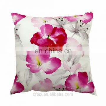 High Quality Faux Linen 45x45cm Square Custom Tropical Botanical Cactus Print latest design cushion cover