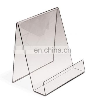Table Top Acrylic J Stand with Lip