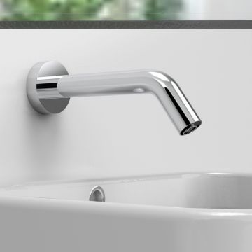 Bathroom Kitchen Wall Mount Sink Faucet Handless Faucets