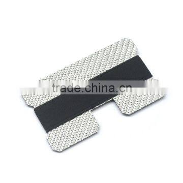 Professional Stylish Luxury Carbon Fiber U Silver Card Holder