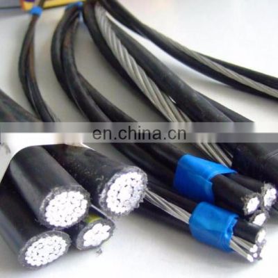 hot selling aluminum conductor ABC cable overhead transmission line quadruplex cable 4x35mm2