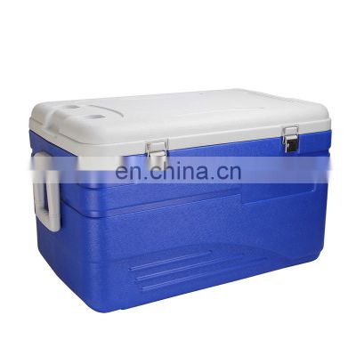 Large Capacity 105L  Ice Insulated Cooler Storage Container Plastic Cooler Box With Wheels