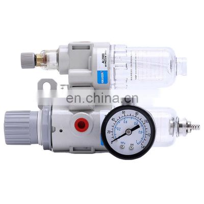 High Quality AFC Series FRL Two Unit Filter Oil Aluminum Alloy Connections Air Compressor Filter Regulator And Filter