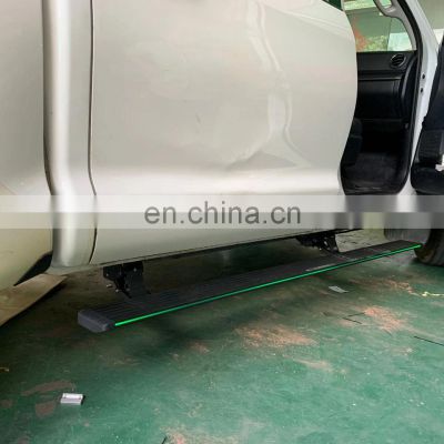 auto side step electric side step bar running boards with led light for TOYOTA Tundra 2008+