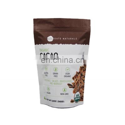 Ground coffee laminated flexible granola packaging bag