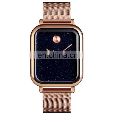 skmei 9187 Fashion Square Shape Quartz Watches men leather wrist watch waterproof wristwatch