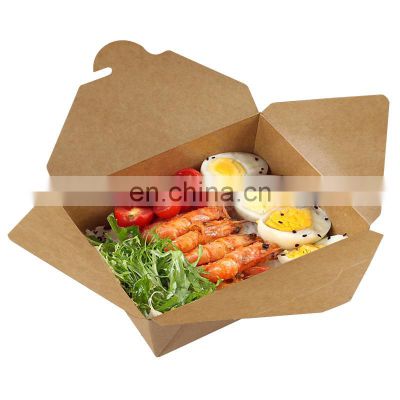 Custom disposable food paper packaging,food grade kraft paper box