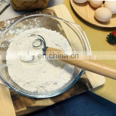 SS Spiral Bakery Flour Manual Homemade Cake Commercial Industrial Bread Dough Mixer