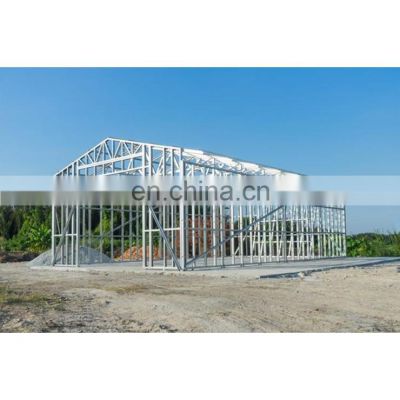 cheap flexible design multi light steel structure prefabricated flat pack warehouse