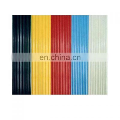 Good Quality 22 Gauge Galvanized And Then Color Plated Wave Type Steel Sheet