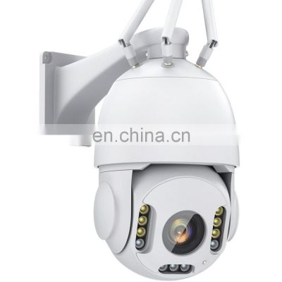 4K 8MP 4GSIM CARD Wireless Security IP network Camera 5X Zoom HD PTZ Outdoor Home Surveillance Dome Cam CCTV 50M IR Night Vision