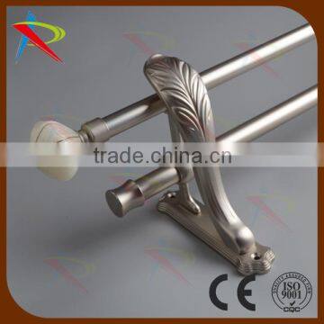 Resin style popular decorative elegant metal curtain pole and rod