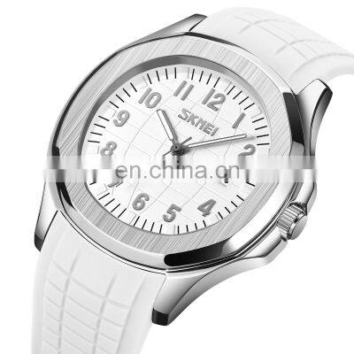 reloj skmei 9286 Business Fashion Creative Men Wrist Watch High Quality White Leather Sports Watch Quartz