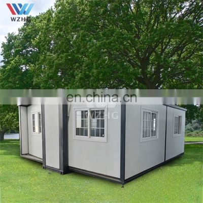 Low price factory 20ft 30ft folding 3 in 1 luxury expandable container house