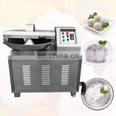 Industrial Mix Stainless Steel Mince Silent Cutter Cut Sausage Bowl Vegetable Chop Meat Chopper Machine Industry