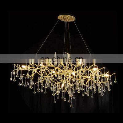 Modern Creative Design Aluminium Luxury Chandelier Dinning Room Living Room Pendant Light