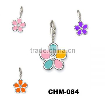 Flower Charms DIY Accessories Design For Bracelet Jewelry Mini Charms