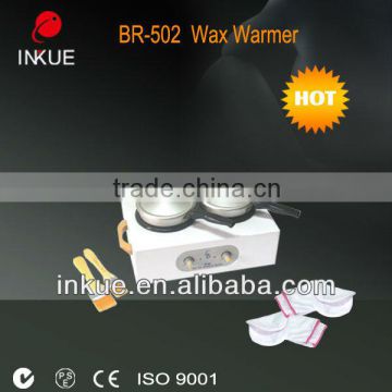BR-502 portable hair removal professional double hot waxing machine wholesale