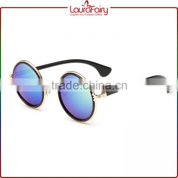 Laura Fairy Brand OEM Summer New Arrival Silver Frame Metal Sunglasses With Grey Lens                        
                                                Quality Choice