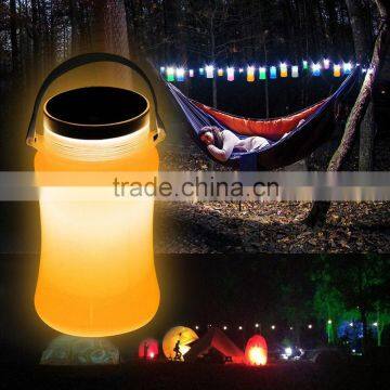 Ce Rohs foldable emergency solar power led light for reading camping fishing rafting